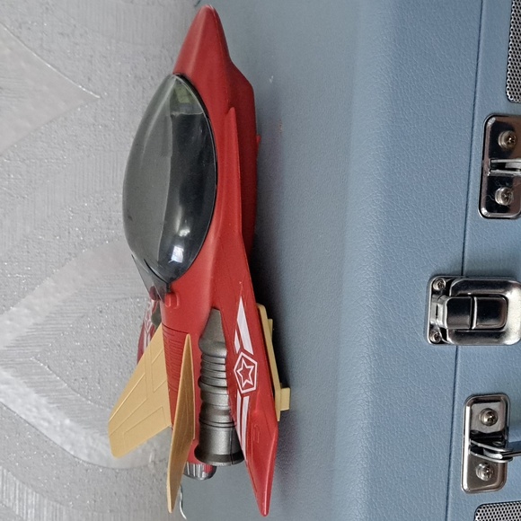 Ready for take off? Vintage Toy Air Force Jet with lift up top. 9 inches long. - Picture 2 of 8